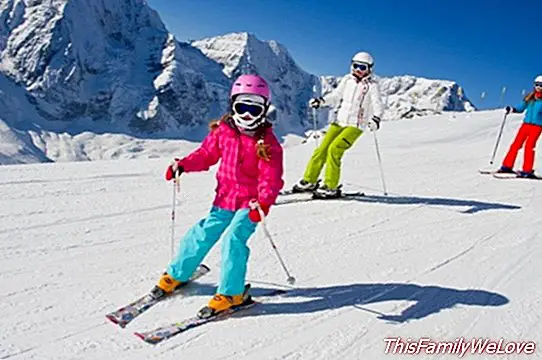 Skiez pour les enfants: apprenez à skier des plus petits