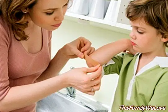 Как да лекува рани при деца